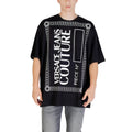 Versace Jeans Black Cotton T-Shirt Versace Jeans