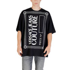 Versace Jeans Black Cotton T-Shirt Versace Jeans