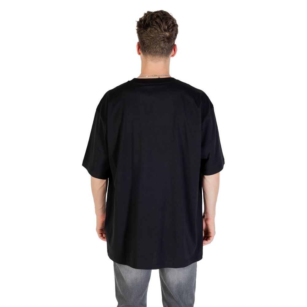 Versace Jeans Black Cotton T-Shirt Versace Jeans
