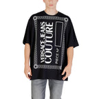 Versace Jeans Black Cotton T-Shirt Versace Jeans