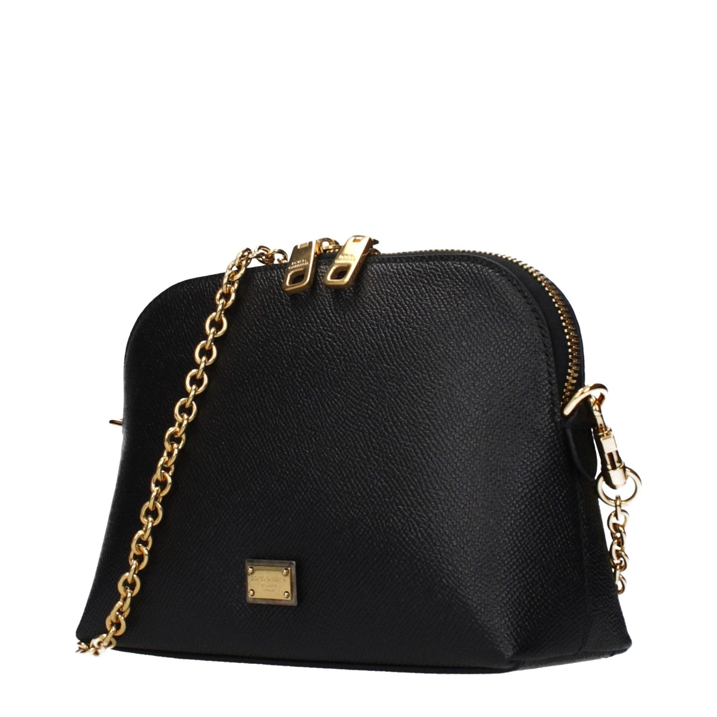 Dolce & Gabbana Black Leather Shoulder Bag Dolce & Gabbana