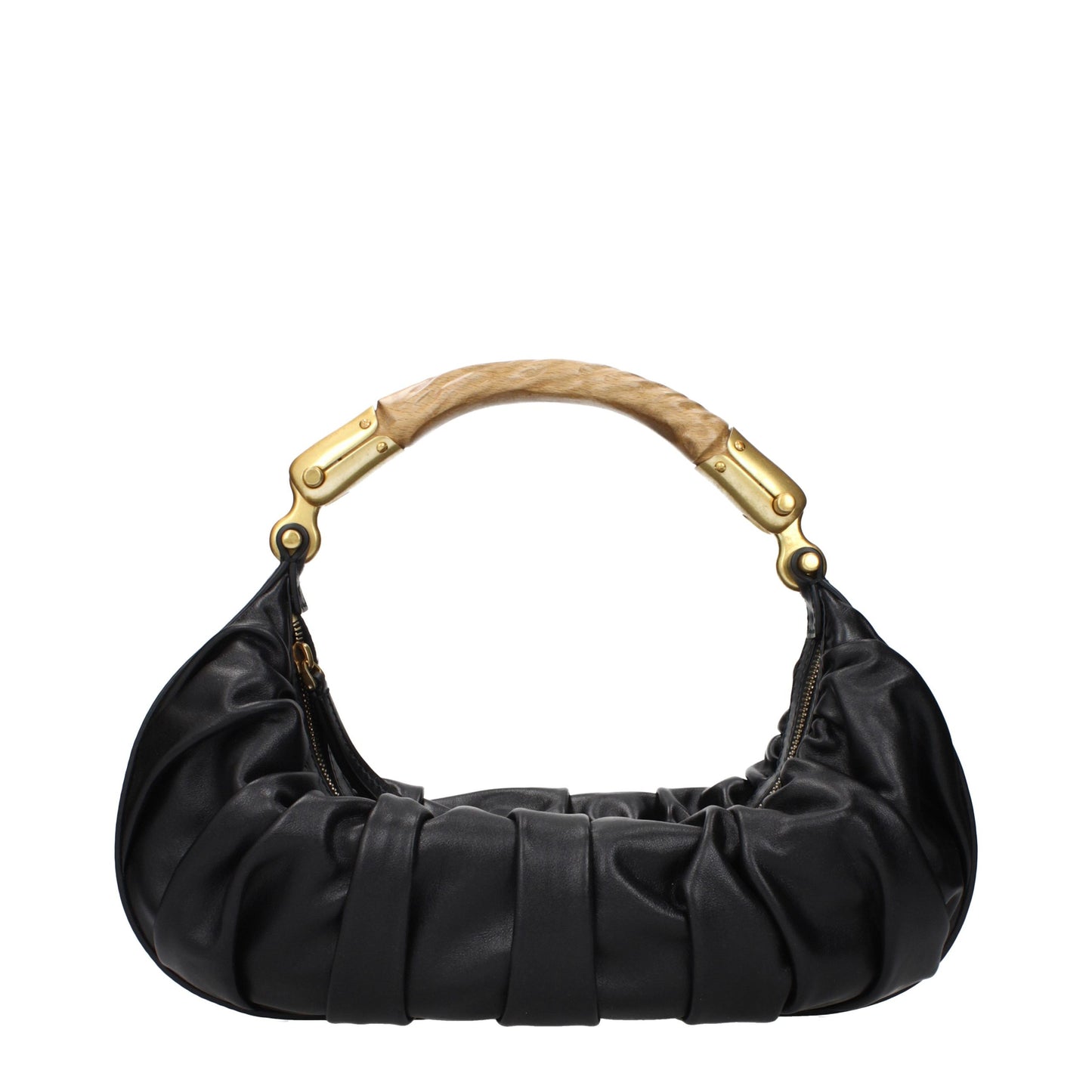 Balmain Black Leather Handbag Balmain
