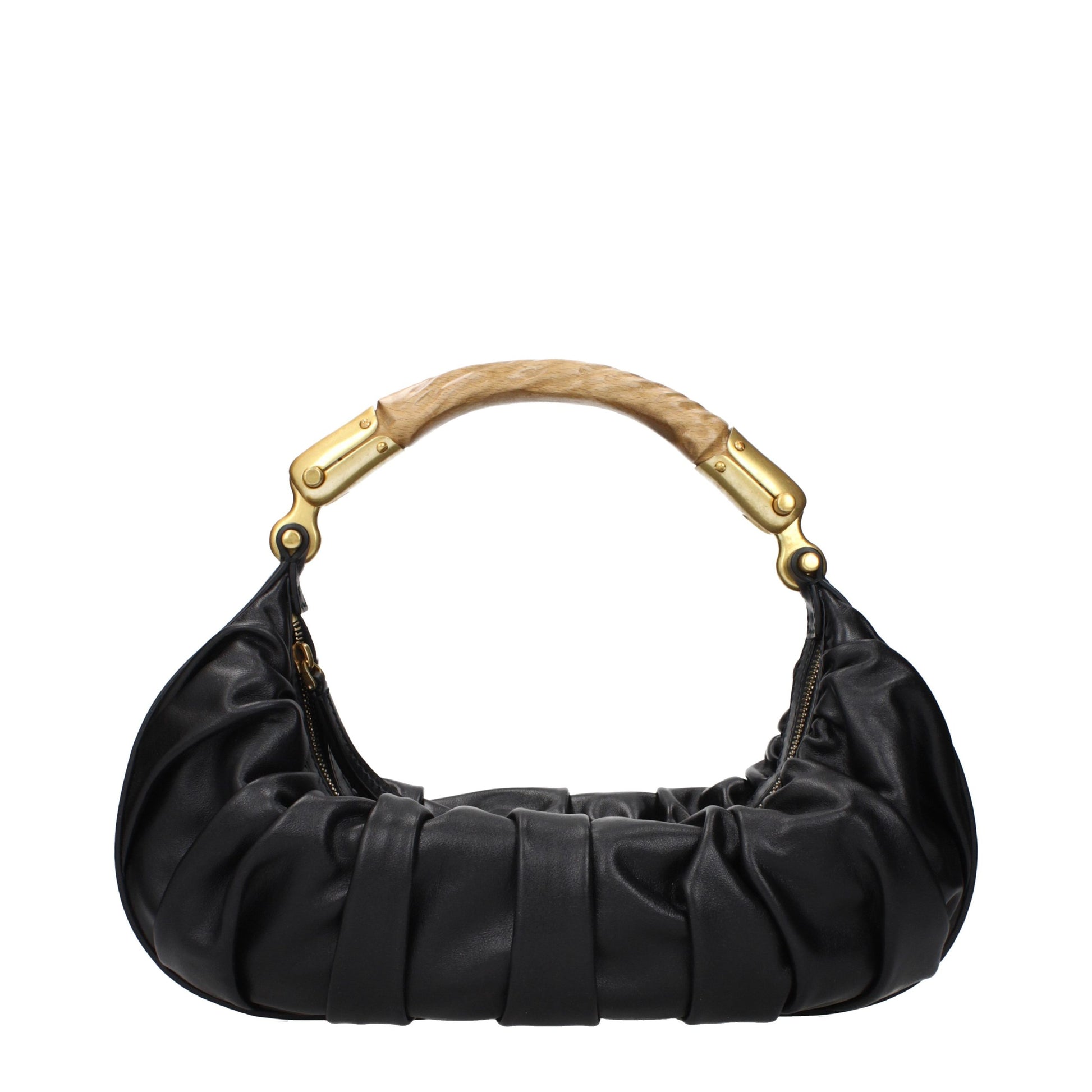 Balmain Black Leather Handbag Balmain