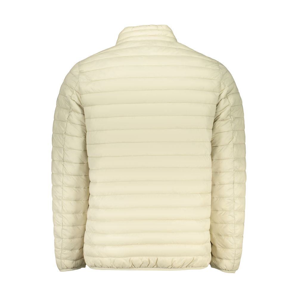Norway 1963 beige polyamide men's jacket with a front zipper and collar, shown laid flat on a plain background.