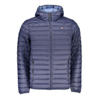 Blue Norway 1963 men's polyamide jacket with front zipper and adjustable collar, showcased on a neutral background.