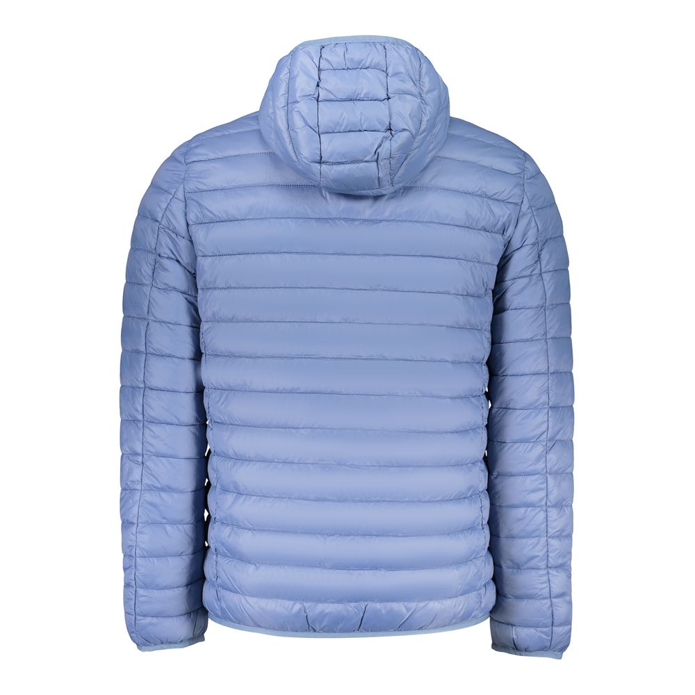 Blue Norway 1963 polyamide men's jacket with a zipper and stand-up collar, lightweight and stylish outerwear.