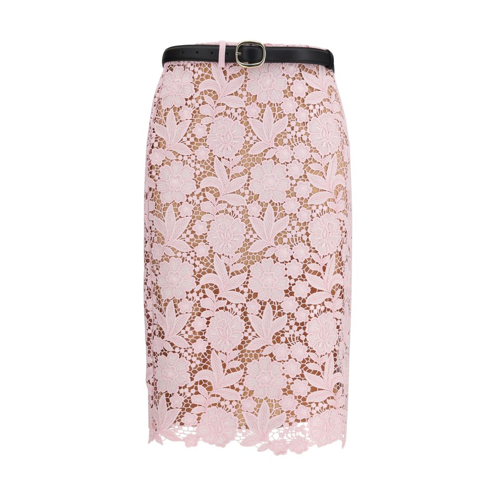 Self-Portrait Multicolor Polyester Midi Skirt Self-Portrait