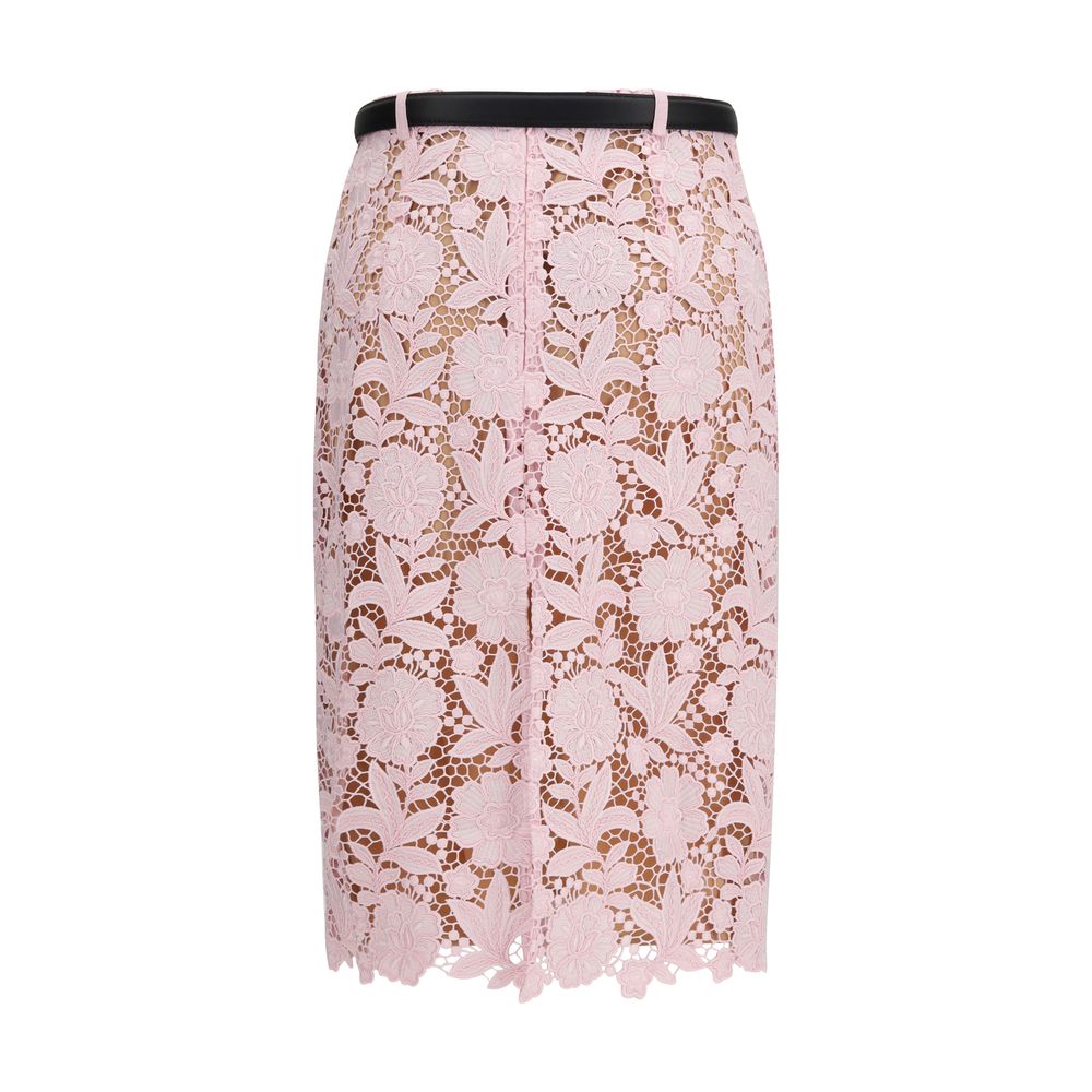 Self-Portrait Multicolor Polyester Midi Skirt Self-Portrait