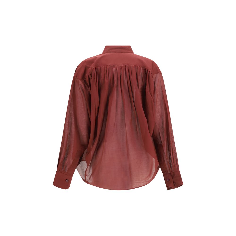 The Andamane Bordeaux Cotton Shirt The Andamane