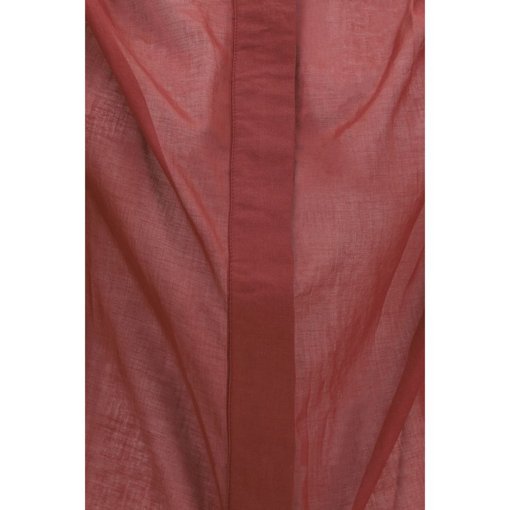 The Andamane Bordeaux Cotton Shirt The Andamane
