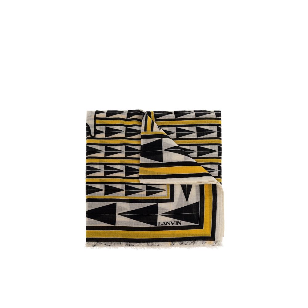 Lanvin Bicolor Wool Scarf Lanvin