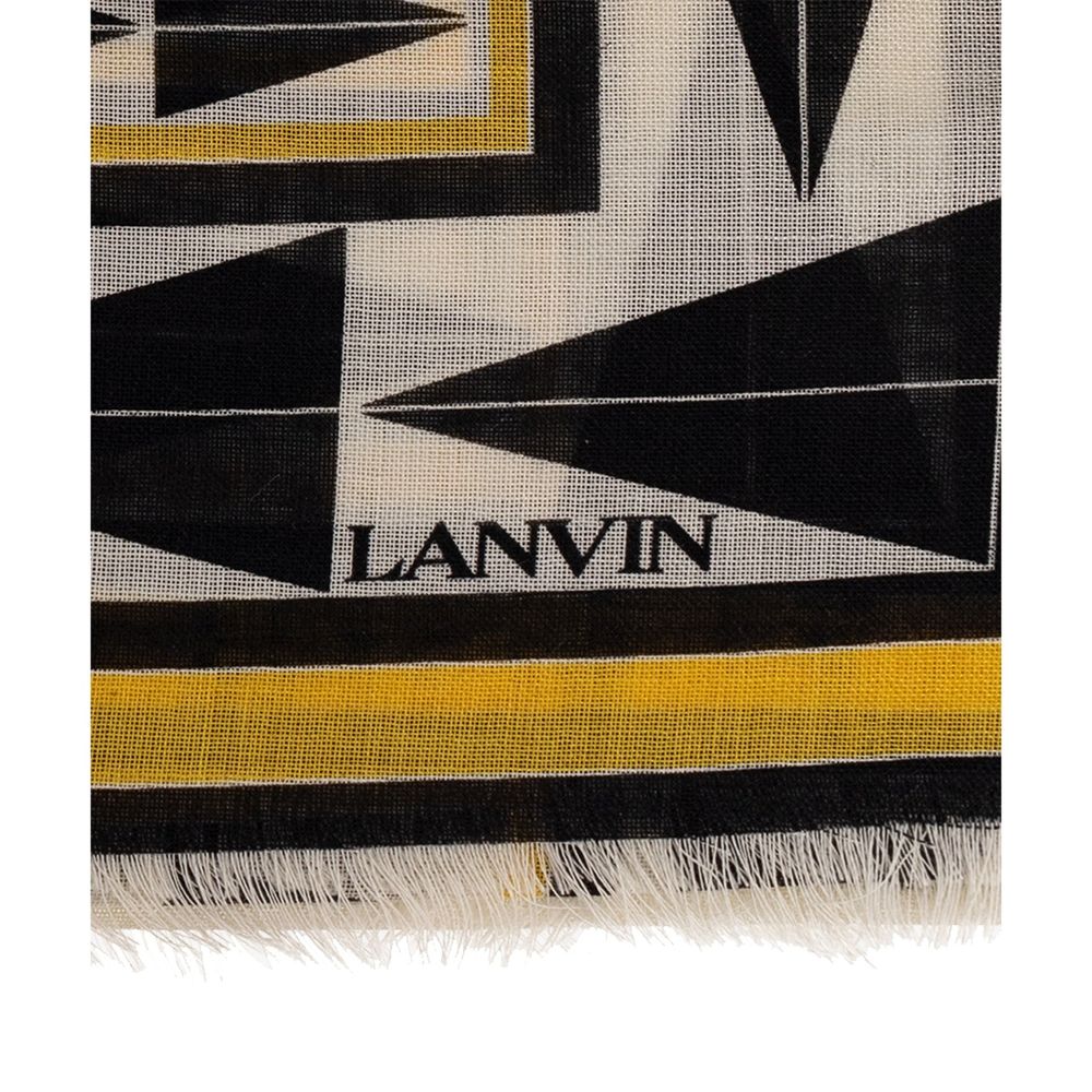 Lanvin Bicolor Wool Scarf Lanvin