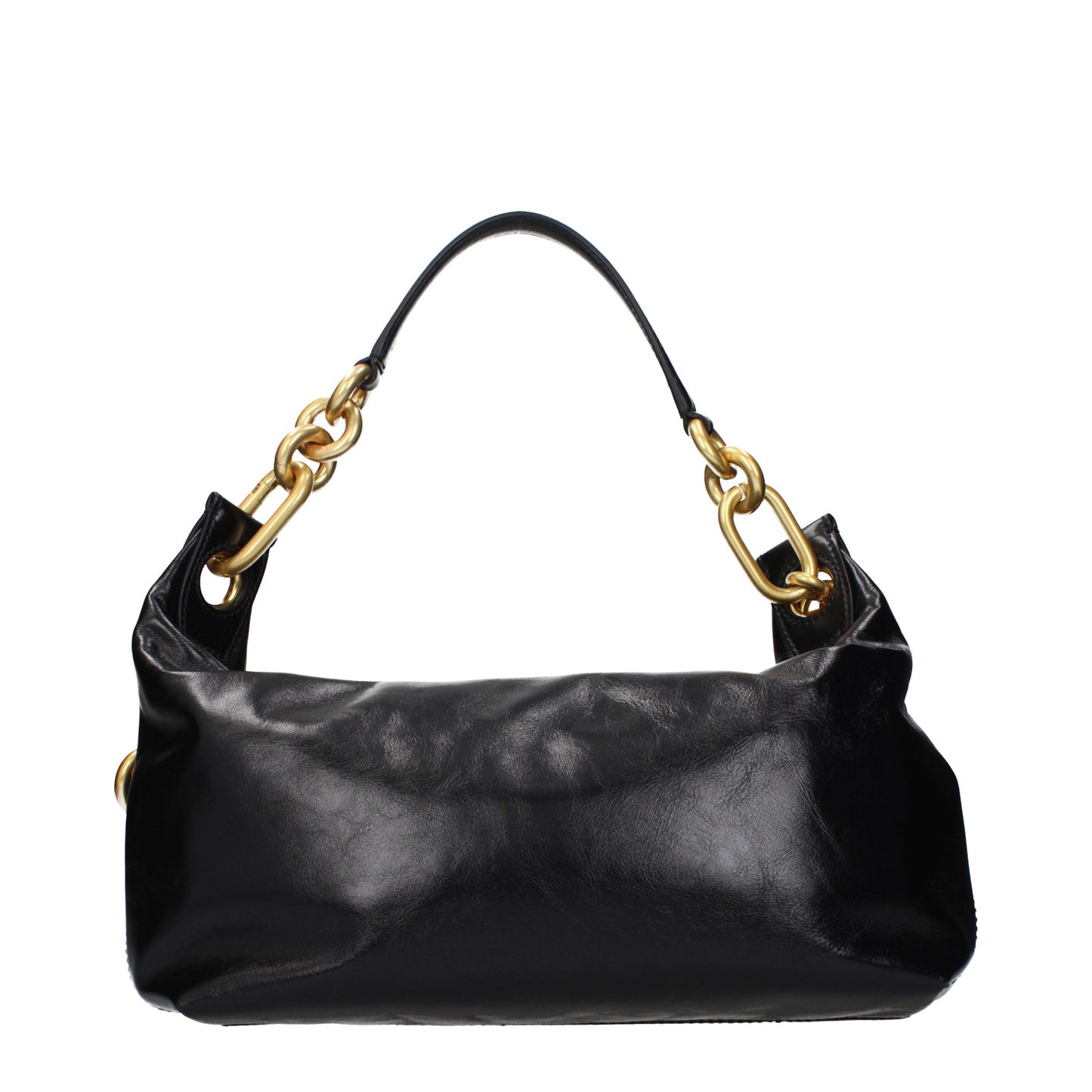 Balmain Black Leather Shoulder Bag Balmain