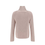 Ami Paris Multicolor Cotton Turtleneck