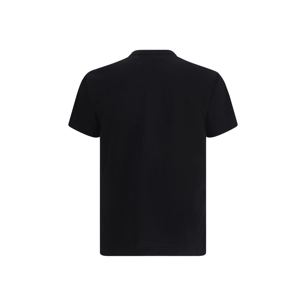 Comme Des Garçons Play Black Cotton T-Shirt Comme Des Garçons Play