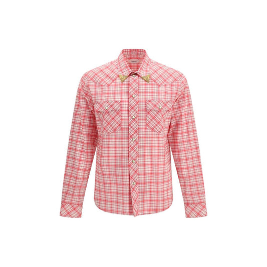 Versace Multicolor Cotton Pattern Shirt Versace