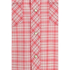 Versace Red Cotton Pattern Shirt