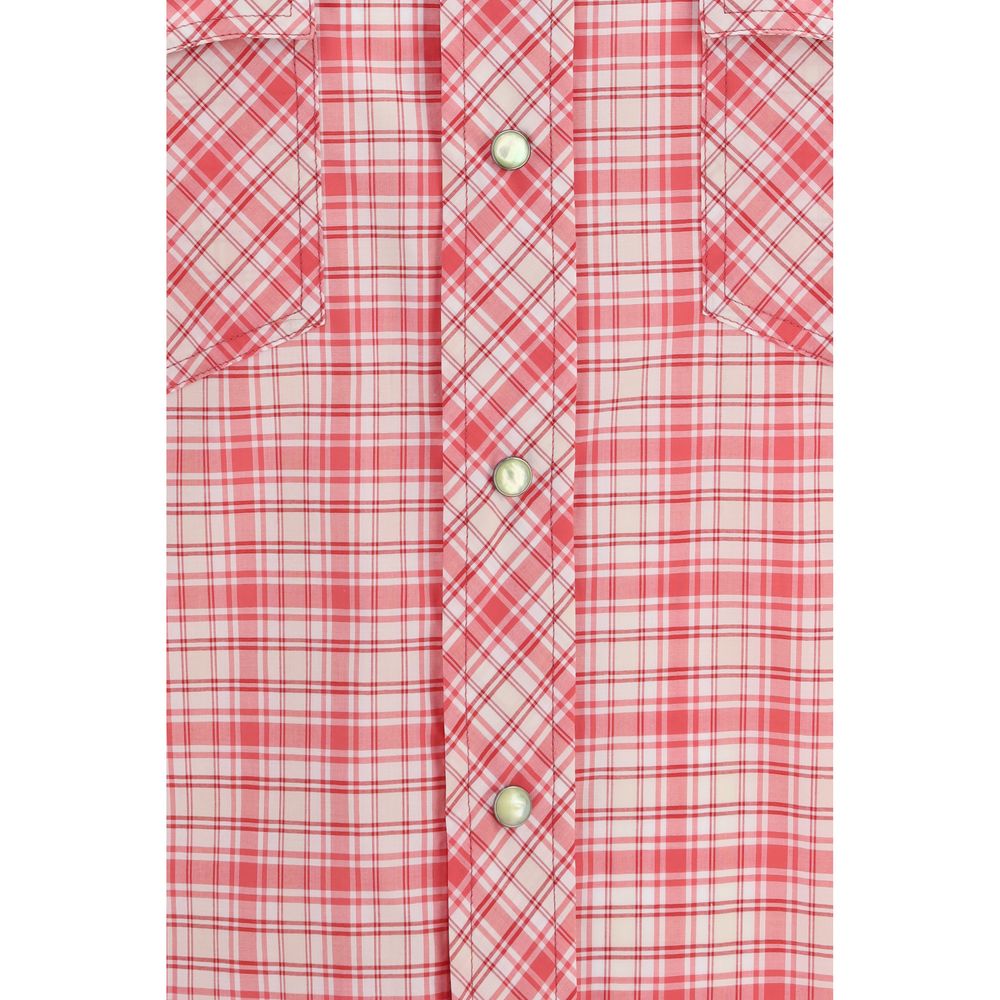 Versace Multicolor Cotton Pattern Shirt Versace