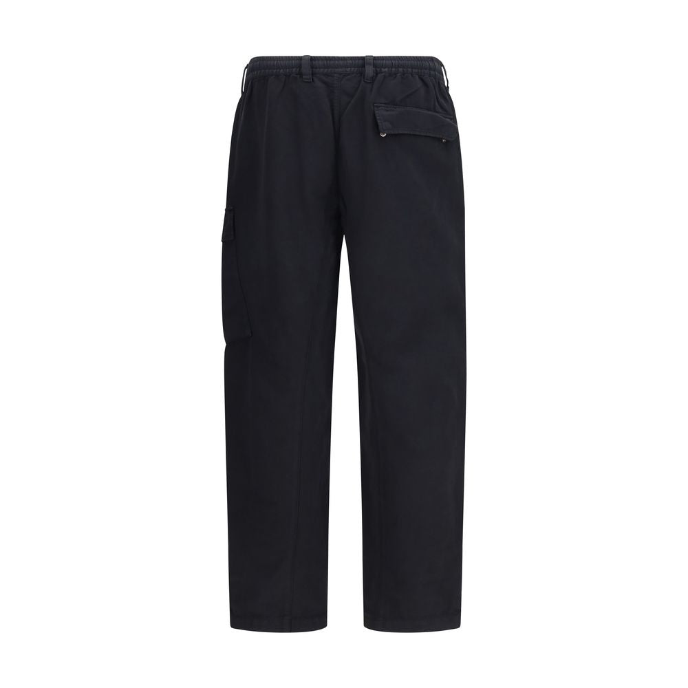 C.P. Company Black Cotton Cargo Pants C.P. Company