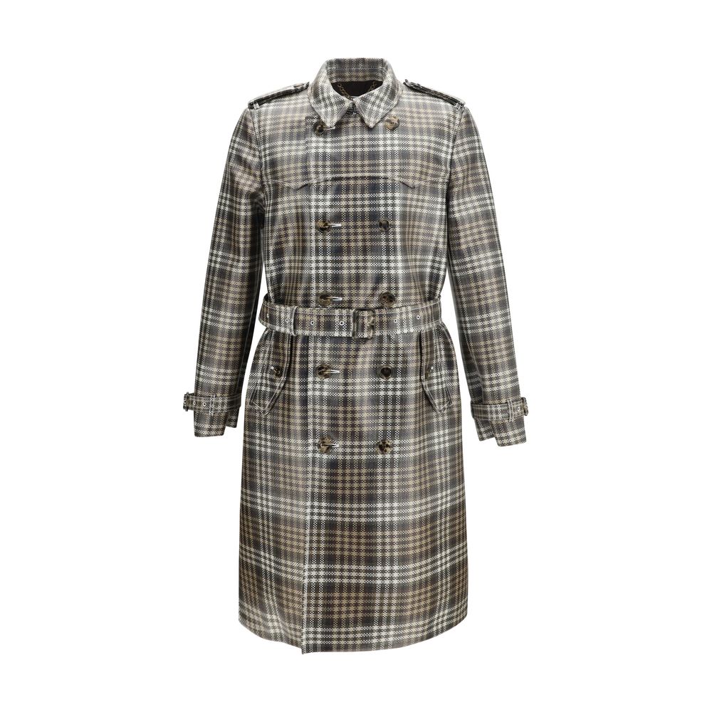 Burberry Brown Polyester Coat Burberry