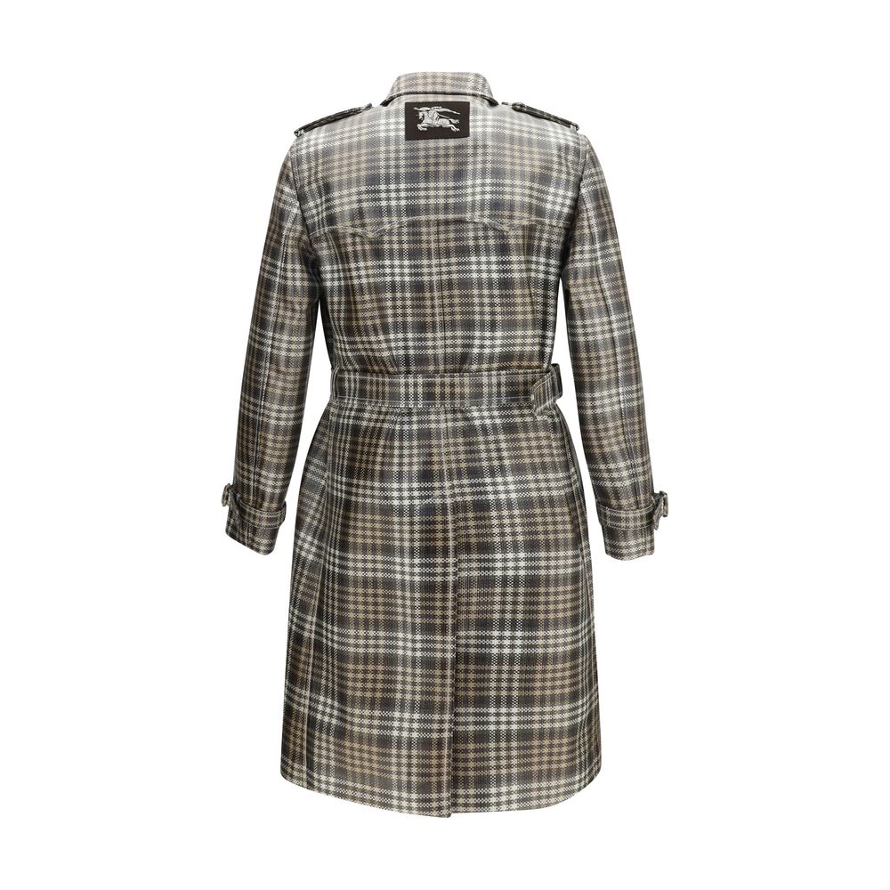 Burberry Brown Polyester Coat Burberry