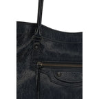 Balenciaga Black Lamb Ovis Aries Aries Shoulder Bag Balenciaga