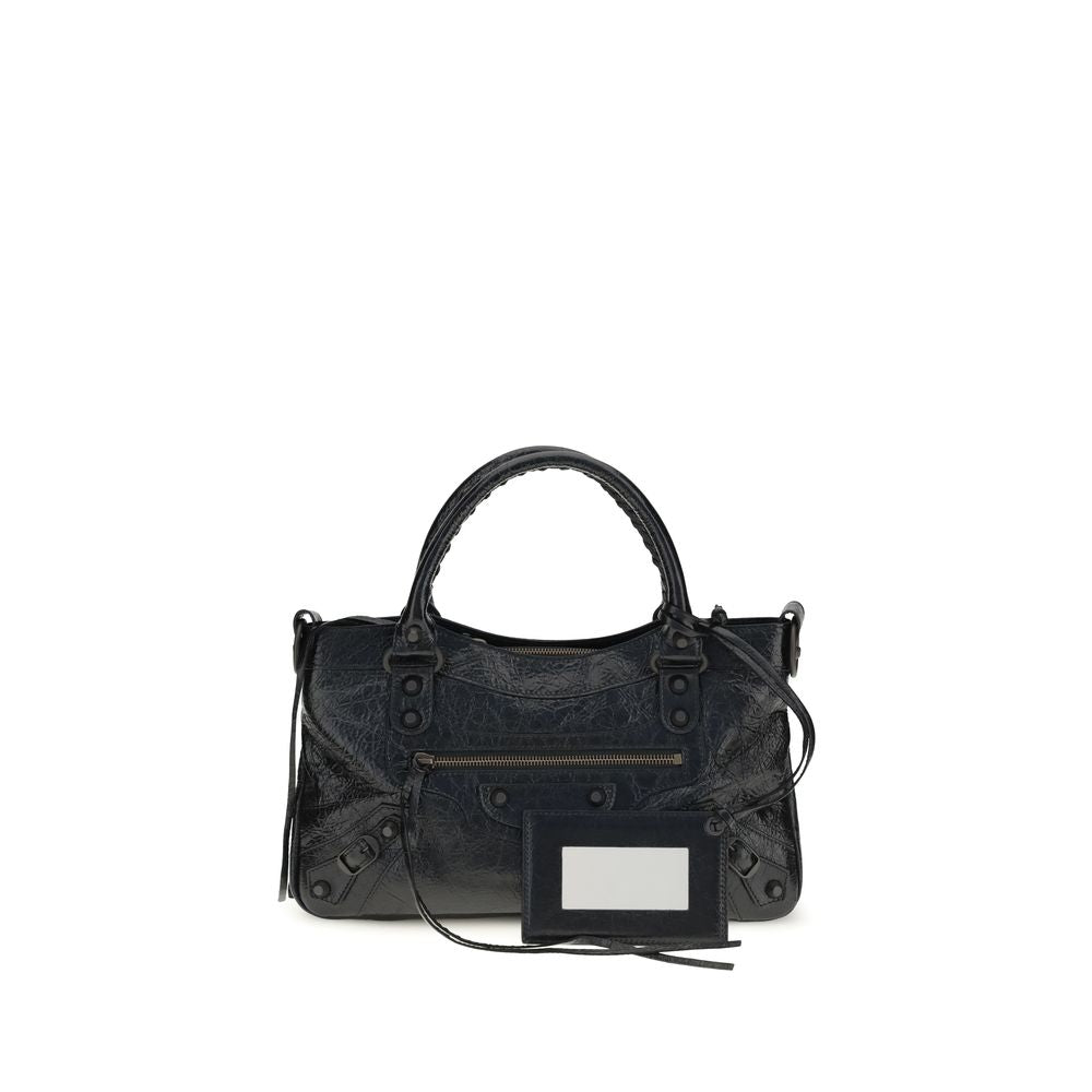 Balenciaga Black Lamb Ovis Aries Shoulder Bag - Eljoys Fashion 