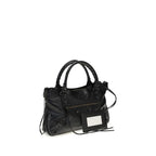 Balenciaga Black Lamb Ovis Aries Shoulder Bag - Eljoys Fashion 