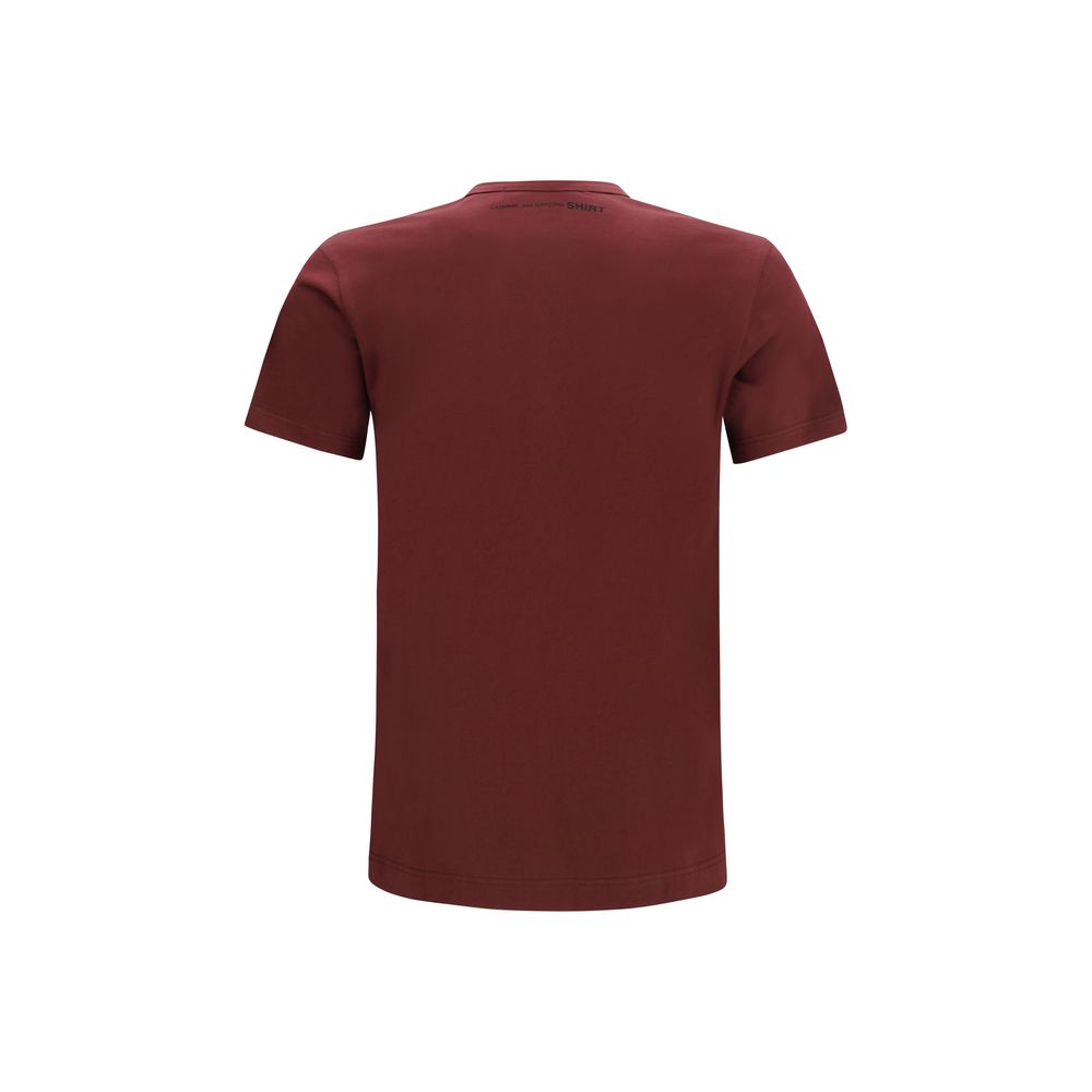 Comme Des Garçons Bordeaux Cotton T-Shirt Comme Des Garçons