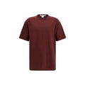 Comme Des Garçons Bordeaux Cotton T-Shirt