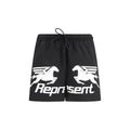 Represent Black Polyester Shorts - Eljoys Fashion 