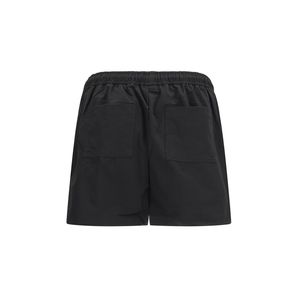 Represent Black Polyester Shorts Represent