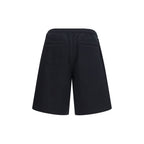 Brunello Cucinelli Black Cotton Bermuda Shorts