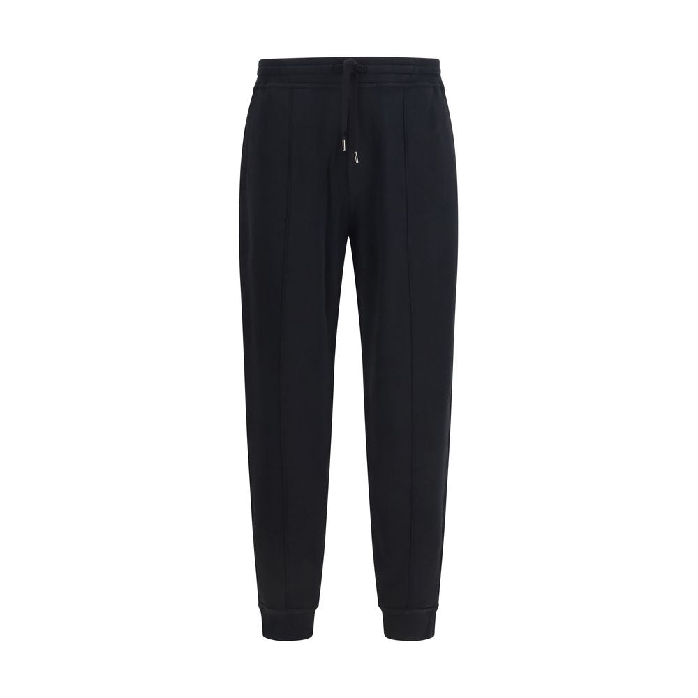 Brunello Cucinelli Black Cotton Joggers Workout Pants Brunello Cucinelli