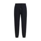 Brunello Cucinelli Black Cotton Joggers Workout Pants Brunello Cucinelli