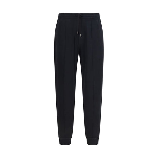 Brunello Cucinelli Black Cotton Joggers Workout Pants Brunello Cucinelli