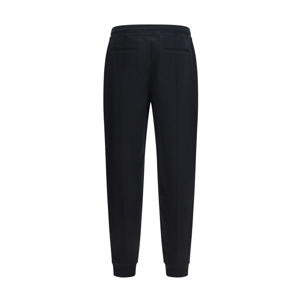 Brunello Cucinelli Black Cotton Joggers Workout Pants Brunello Cucinelli