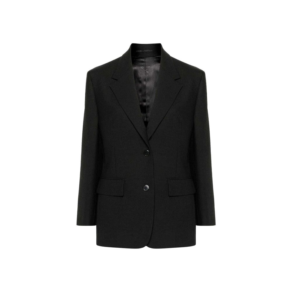 Prada Black Virgin Wool Blazer Prada
