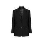 Prada Black Virgin Wool Blazer Prada