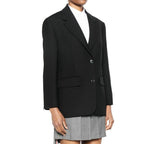 Prada Black Virgin Wool Blazer Prada