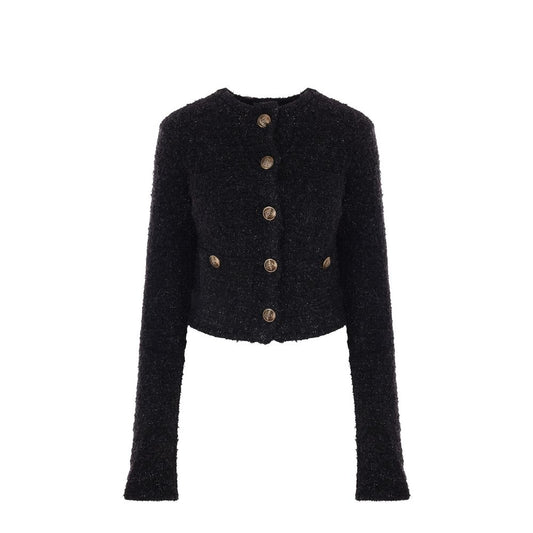 Balenciaga Black Cotton Cardigan Balenciaga