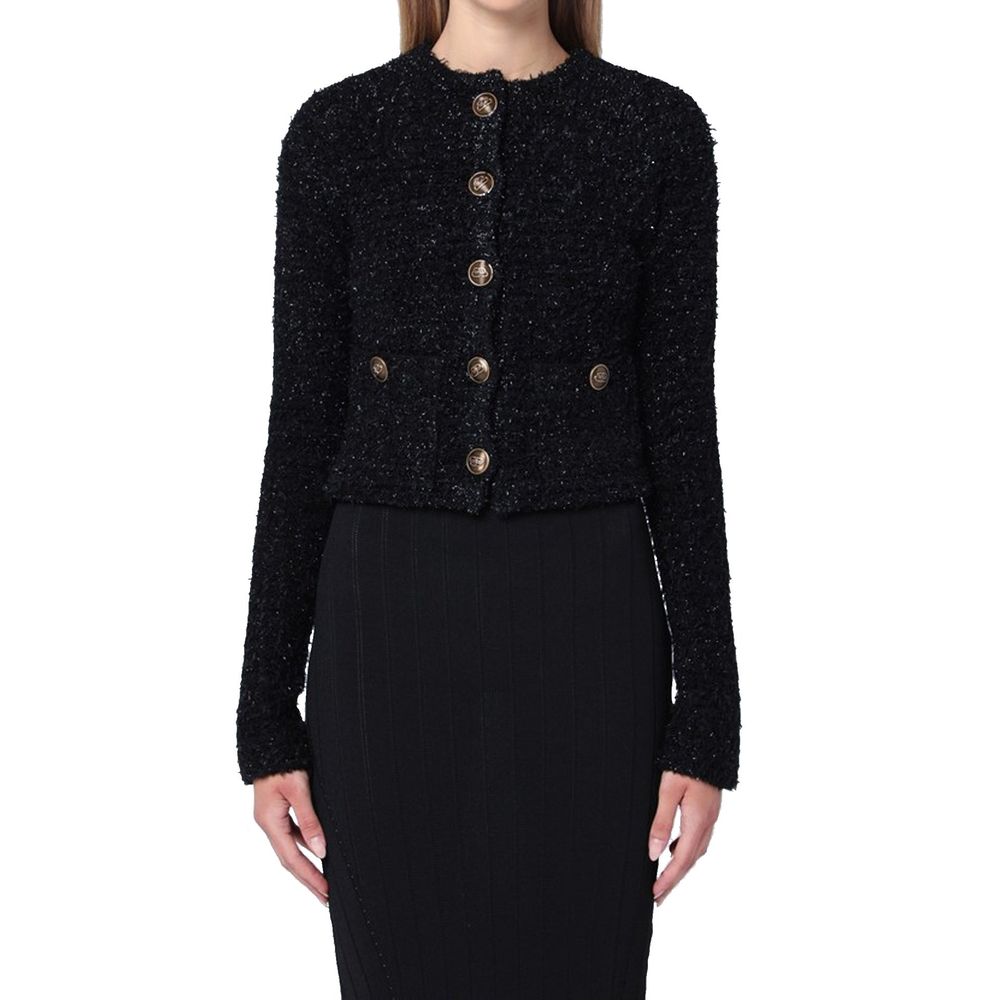 Balenciaga Black Cotton Cardigan Balenciaga