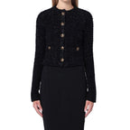 Balenciaga Black Cotton Cardigan Balenciaga