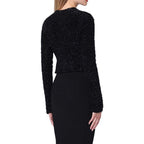 Balenciaga Black Cotton Cardigan Balenciaga