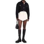 Alexander McQueen Black Cotton Denim Jacket