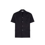 Maison Margiela Black Wool Shortsleeve Shirt
