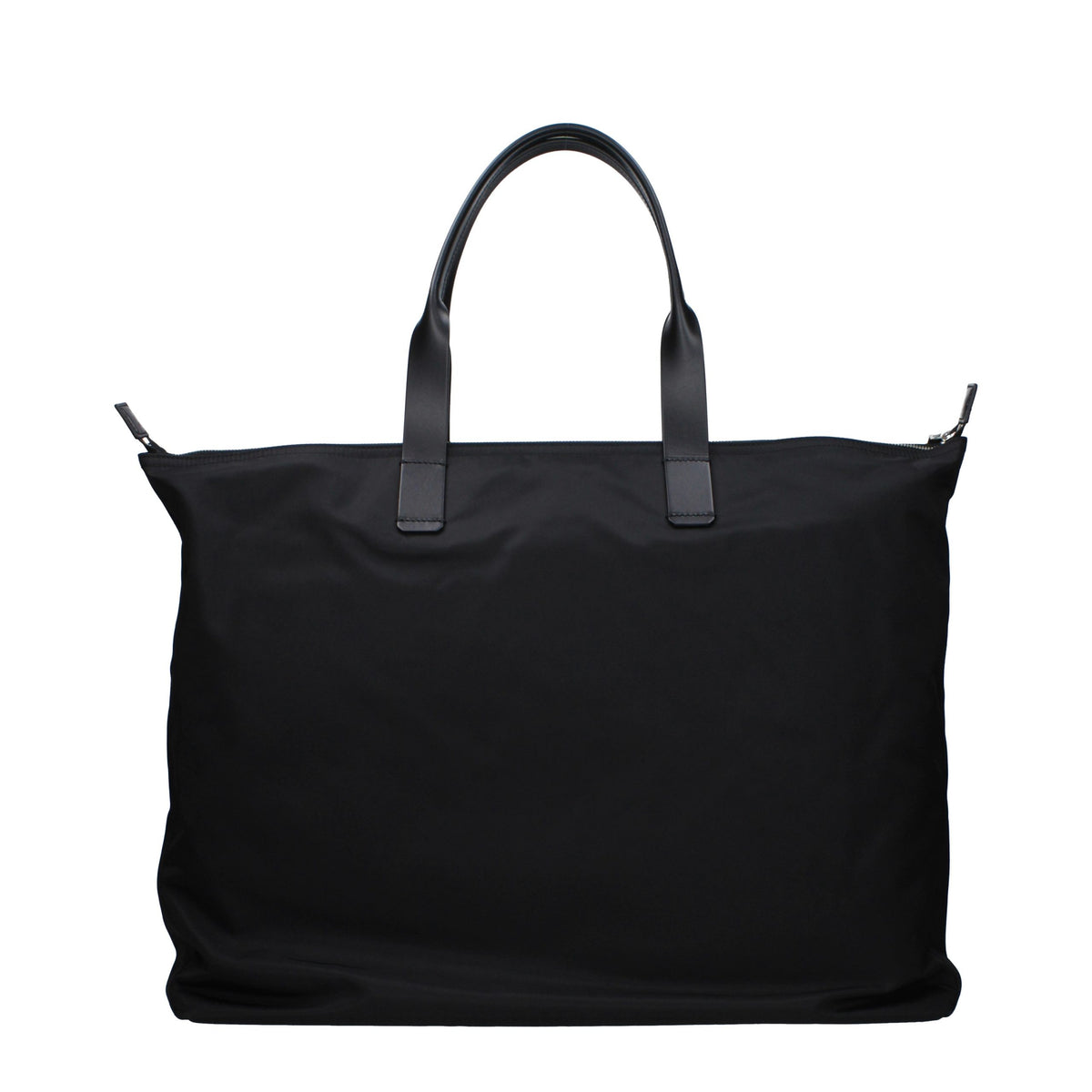 Black nylon Dolce & Gabbana shoulder bag with adjustable strap and subtle branding, stylish and lightweight for everyday use.