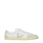 Veja White Leather Low Top Sneakers Veja