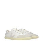 Veja White Leather Low Top Sneakers Veja