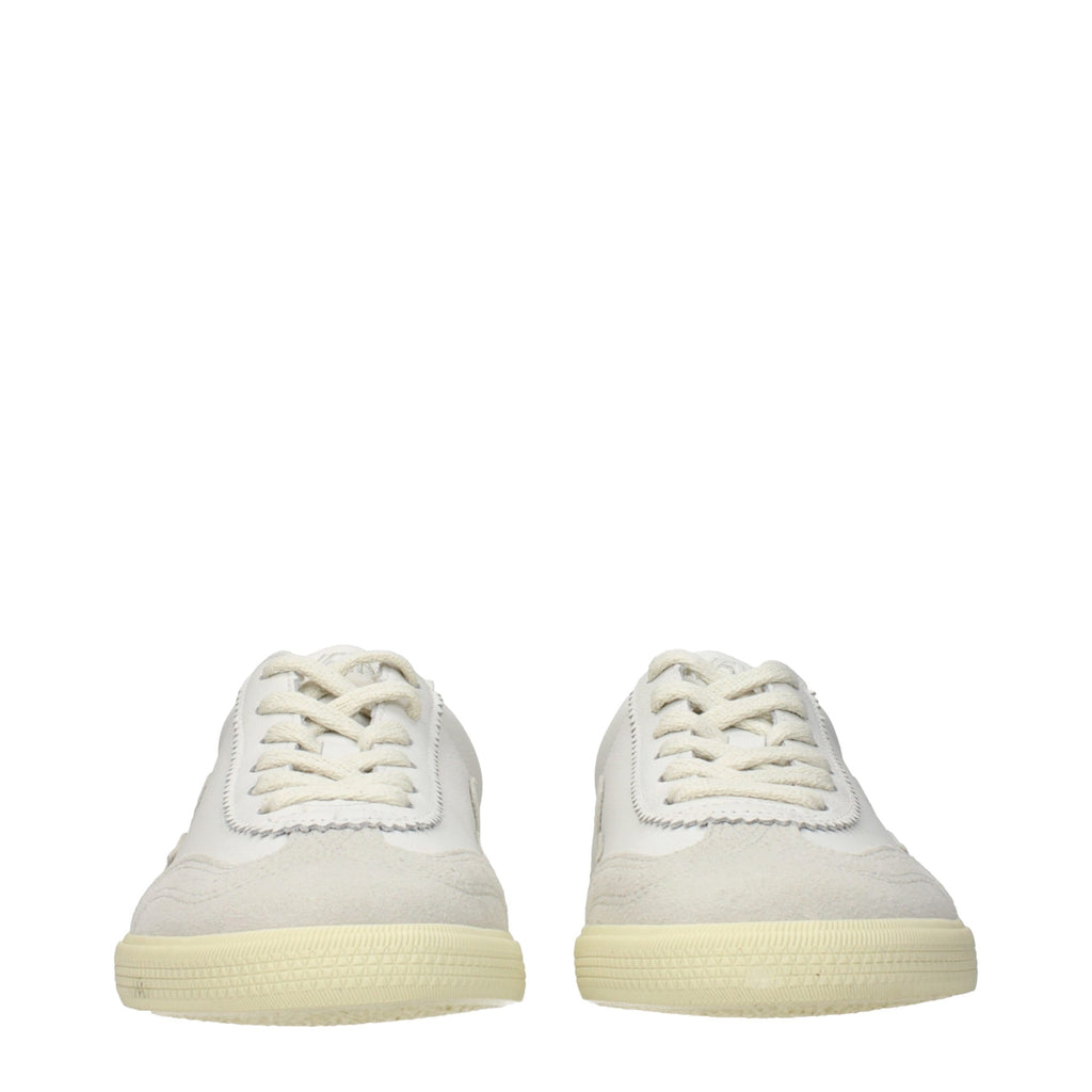 Veja White Leather Low Top Sneakers Veja